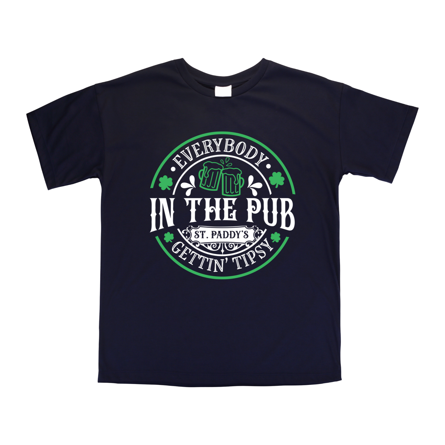 St Patricks Day Everybody in the bar getting tipsy - T Shirt