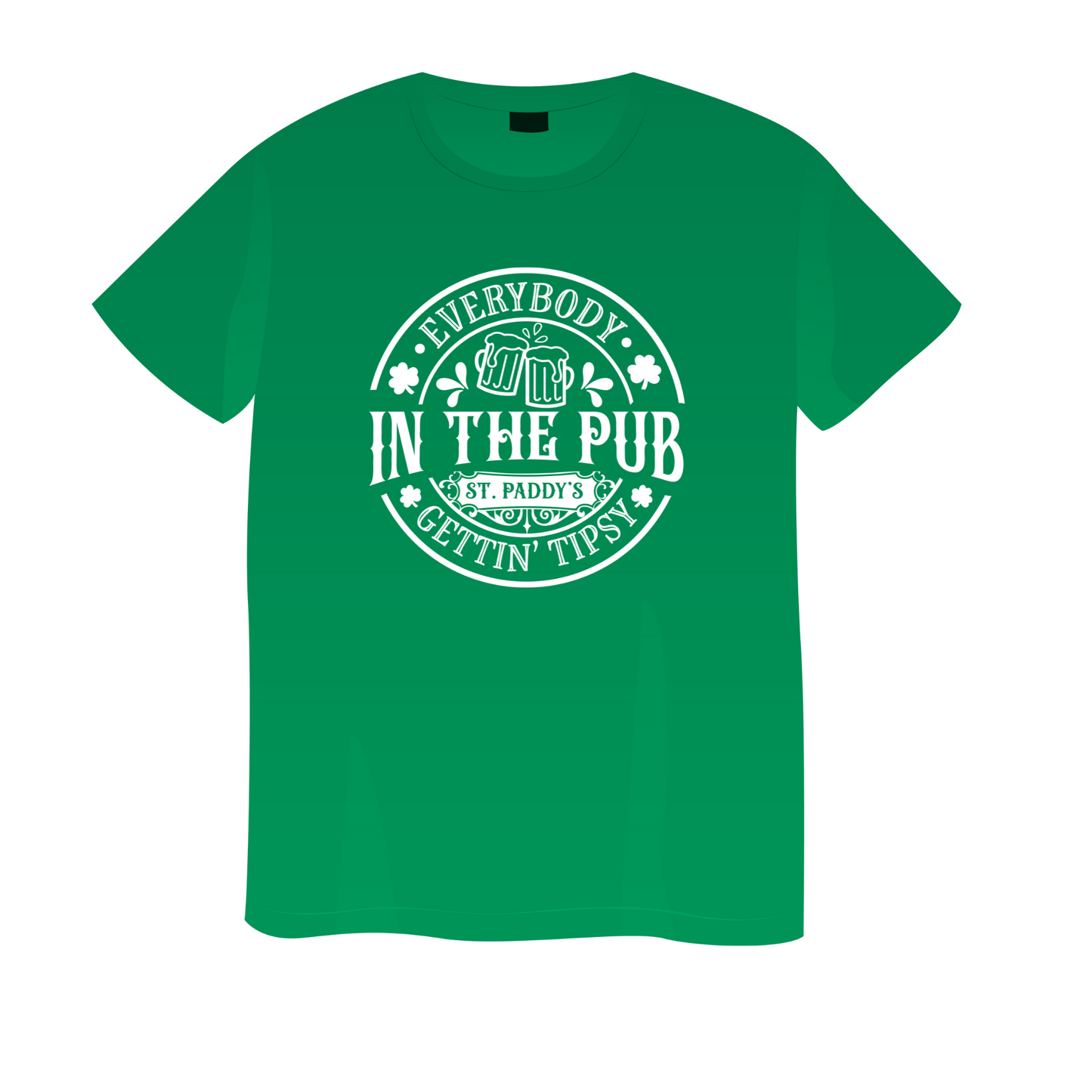 St Patricks Day Everybody in the bar getting tipsy - T Shirt