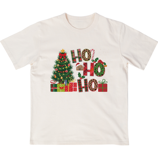 Ho ho ho tree and presents - T-shirt (Copy)