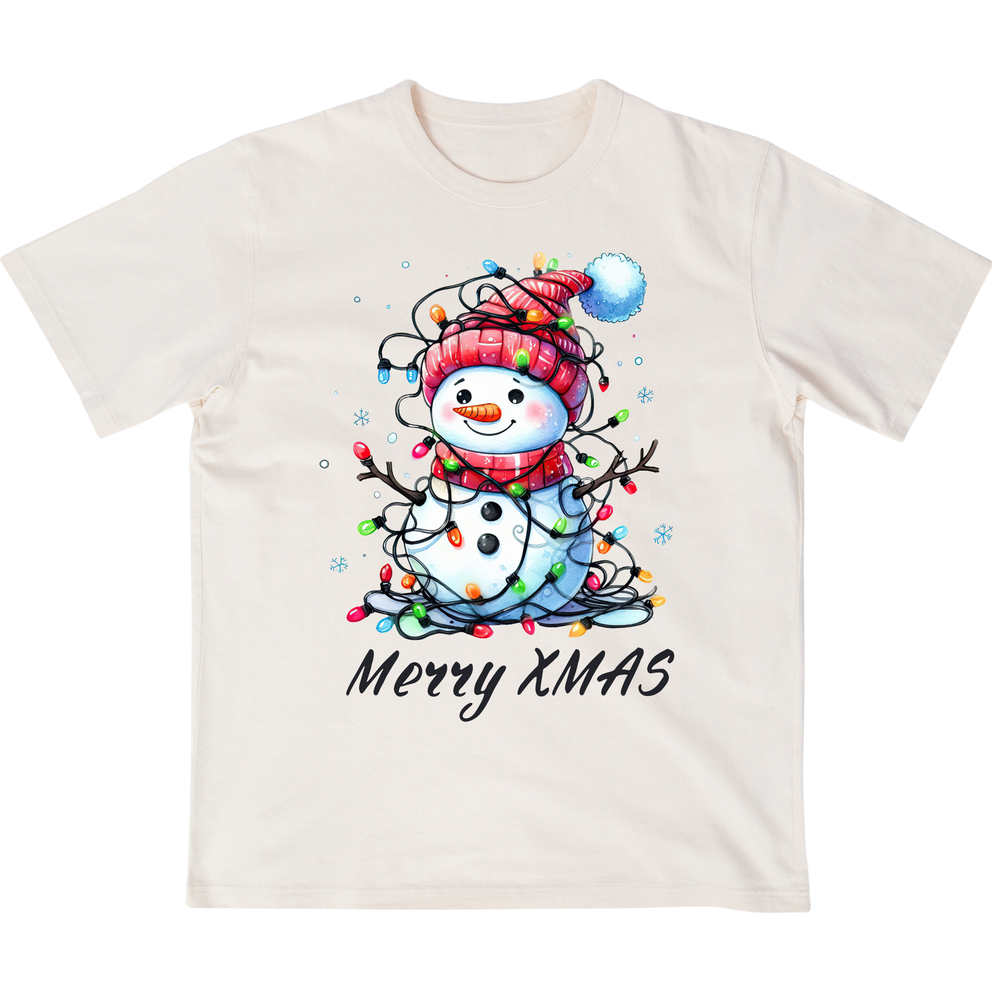 Merry Xmas Snowman - t shirt