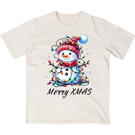 Merry Xmas Snowman - t shirt