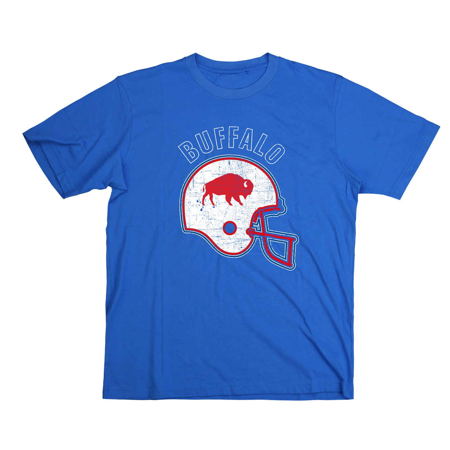 Distressed Buffalo Helmet - T-shirt