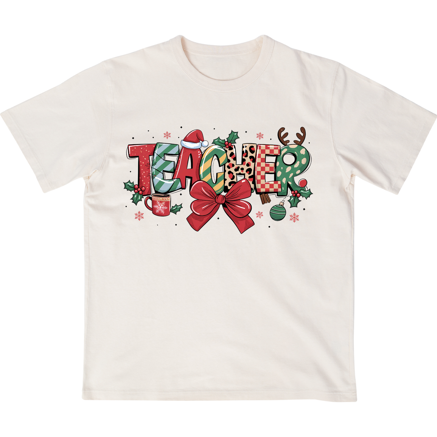 Teacher Christmas - t shirt