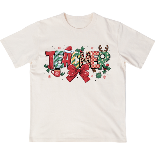 Teacher Christmas - t shirt