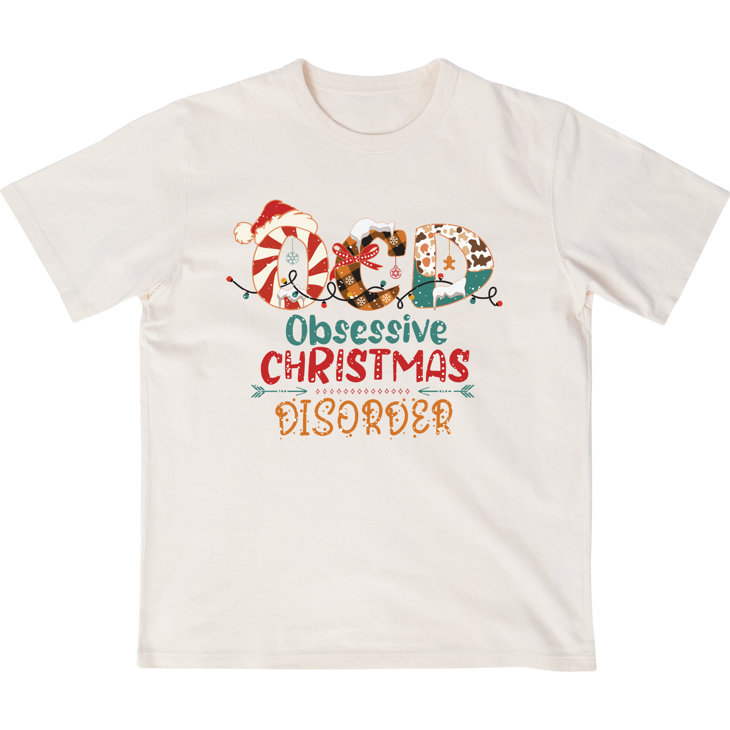 OCD Obsessive Christmas Disorder - t shirt